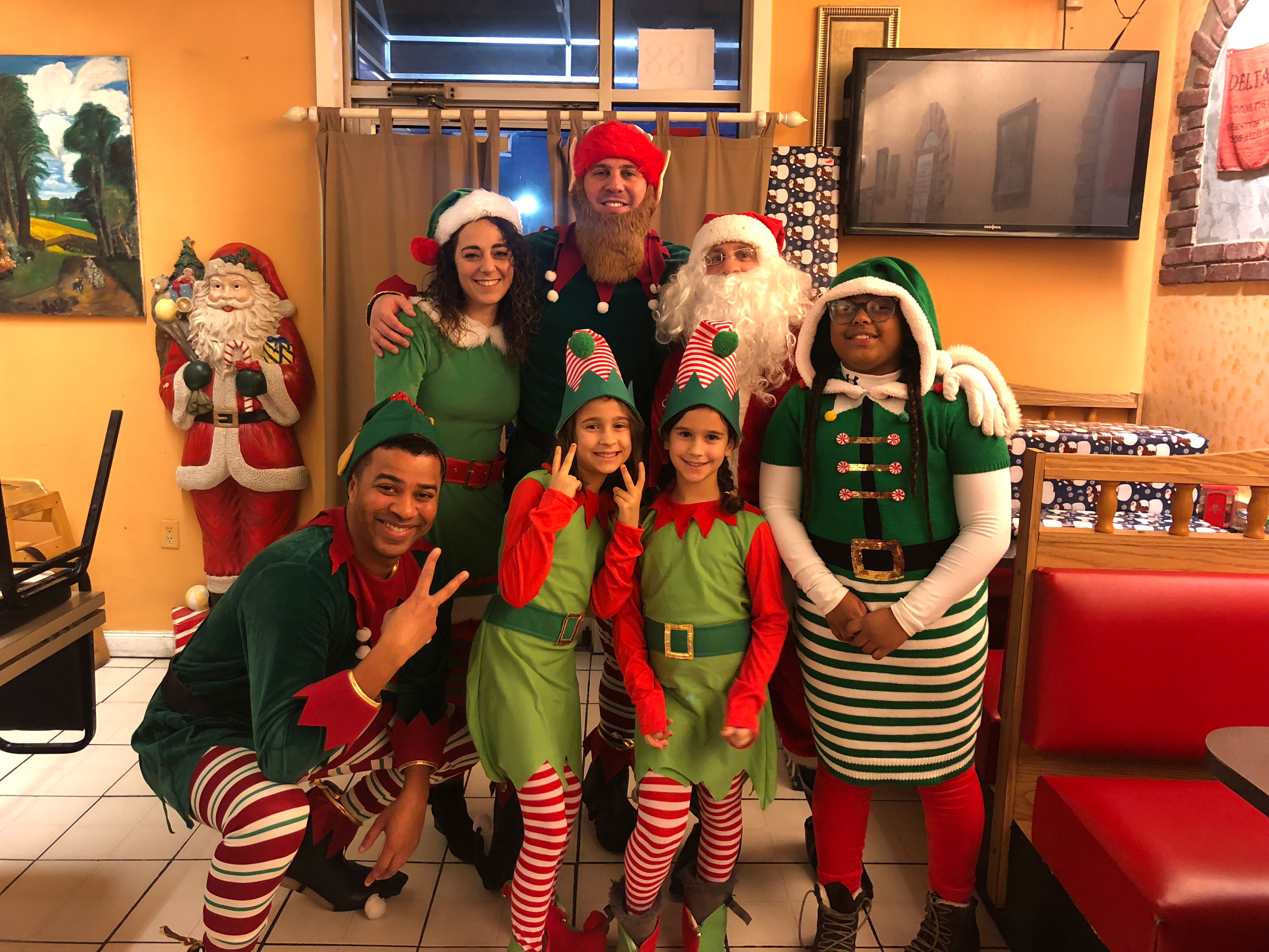 Community holiday moment in West Haven CT